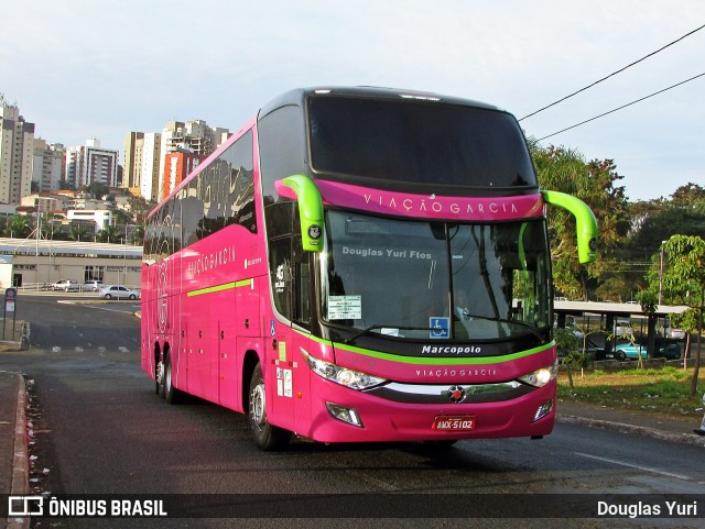 Viação Garcia 7279 na cidade de Ribeirão Preto, São Paulo, Brasil, por Douglas Yuri. ID da foto: 6202491.