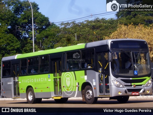 Viação Garcia 7469 na cidade de Maringá, Paraná, Brasil, por Victor Hugo Guedes Pereira. ID da foto: 6206443.