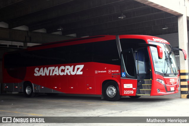 Viação Santa Cruz 22319 na cidade de São Paulo, São Paulo, Brasil, por Matheus Henrique. Número da foto: #6206184.