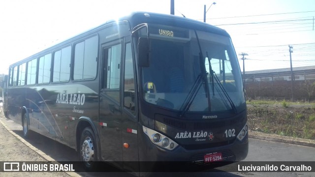Arêa Leão Turismo 102 na cidade de Teresina, Piauí, Brasil, por Lucivanildo Carvalho. Número da foto: #6205442.
