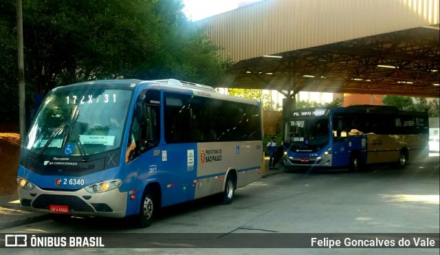 Transcooper > Norte Buss 2 6340 na cidade de São Paulo, São Paulo, Brasil, por Felipe Goncalves do Vale. ID da foto: 6206368.