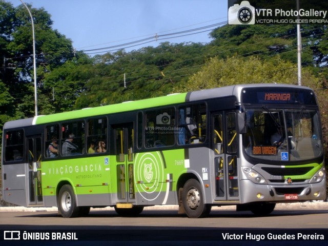 Viação Garcia 7669 na cidade de Maringá, Paraná, Brasil, por Victor Hugo Guedes Pereira. Número da foto: #6206484.