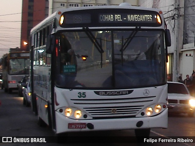 Empresa Auto Viação Santa Rosa 35 na cidade de Brasil, por Felipe Ferreira Ribeiro. ID da foto: 6205317.