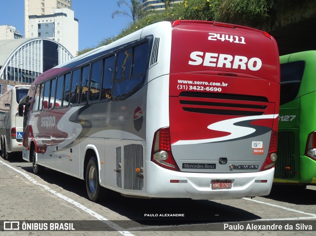 Viação Serro 24411 na cidade de Belo Horizonte, Minas Gerais, Brasil, por Paulo Alexandre da Silva. Número da foto: #6206355.