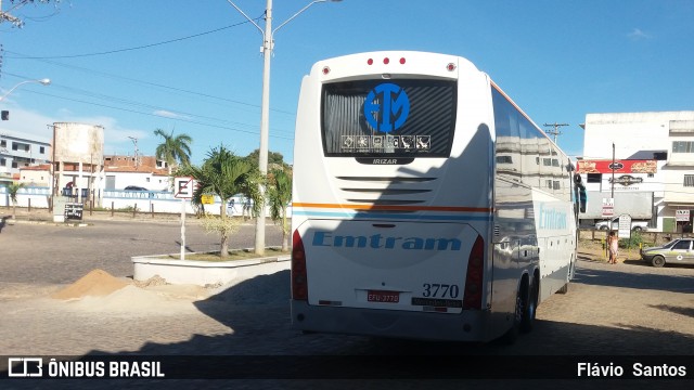 Emtram 3770 na cidade de Tanhaçu, Bahia, Brasil, por Flávio  Santos. ID da foto: 6207880.