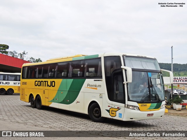 Empresa Gontijo de Transportes 12510 na cidade de João Monlevade, Minas Gerais, Brasil, por Antonio Carlos Fernandes. Número da foto: #6208299.
