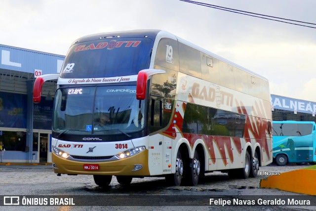 Auto Viação Gadotti 3014 na cidade de Balneário Camboriú, Santa Catarina, Brasil, por Felipe Navas Geraldo Moura . ID da foto: 6209353.