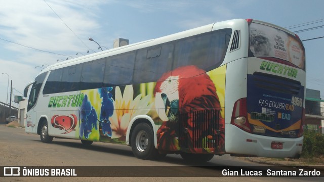 Eucatur - Empresa União Cascavel de Transportes e Turismo 4956 na cidade de Ji-Paraná, Rondônia, Brasil, por Gian Lucas  Santana Zardo. ID da foto: 6209544.