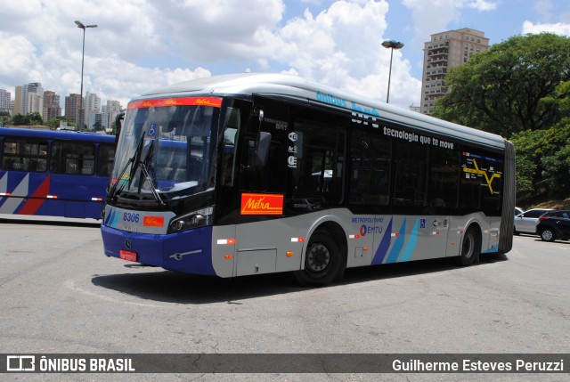 Metra - Sistema Metropolitano de Transporte 8306 na cidade de São Paulo, São Paulo, Brasil, por Guilherme Esteves Peruzzi. ID da foto: 6208628.