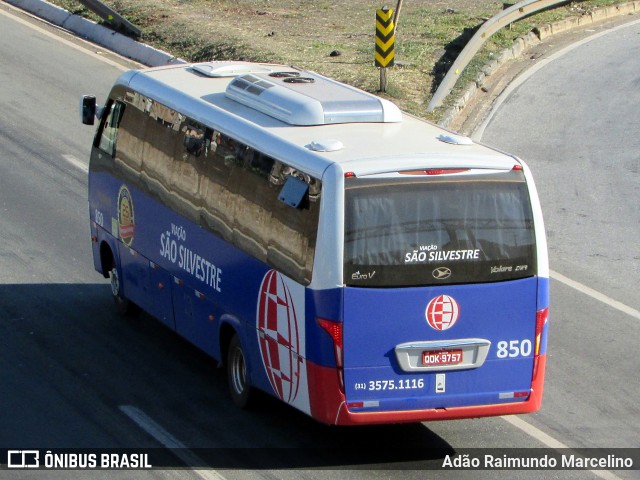 Viação São Silvestre 850 na cidade de Belo Horizonte, Minas Gerais, Brasil, por Adão Raimundo Marcelino. ID da foto: 6209403.