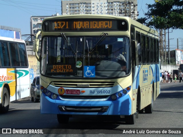 Master Transportes Coletivos de Passageiros RJ 159.002 na cidade de Nova Iguaçu, Rio de Janeiro, Brasil, por André Luiz Gomes de Souza. ID da foto: 6208755.