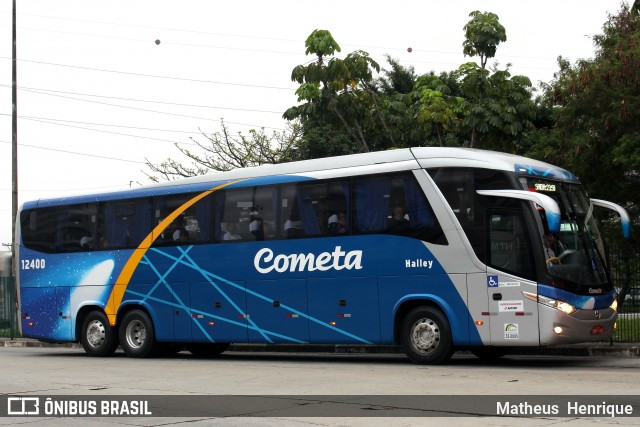 Viação Cometa 12400 na cidade de São Paulo, São Paulo, Brasil, por Matheus Henrique. Número da foto: #6210071.