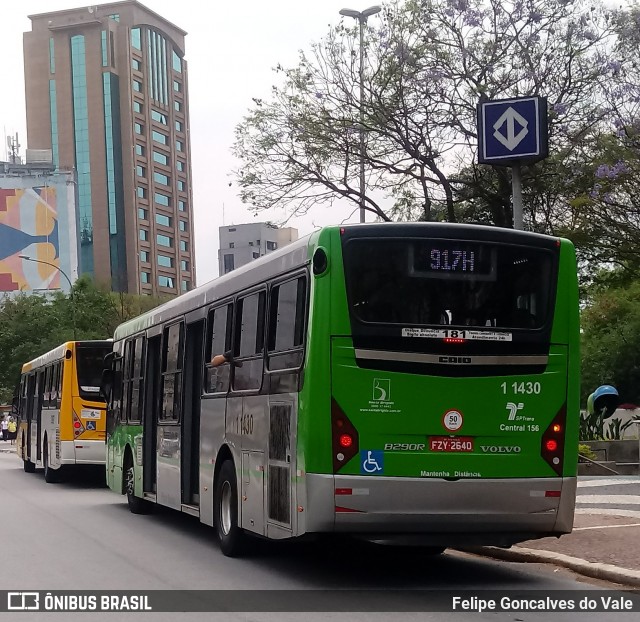 Viação Santa Brígida 1 1430 na cidade de São Paulo, São Paulo, Brasil, por Felipe Goncalves do Vale. ID da foto: 6210914.