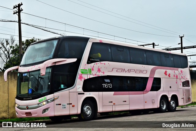 Viação Sampaio 11613 na cidade de Mogi das Cruzes, São Paulo, Brasil, por Douglas Alvim. ID da foto: 6210188.