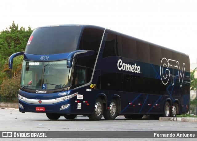 Viação Cometa 17300 na cidade de São Paulo, São Paulo, Brasil, por Fernando Antunes. Número da foto: #6210005.