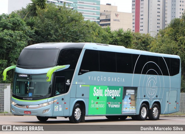 Viação Garcia 8541 na cidade de Curitiba, Paraná, Brasil, por Danilo Marcelo Silva. ID da foto: 6210593.