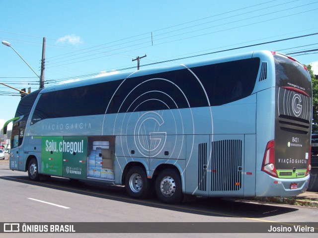 Viação Garcia 8431 na cidade de Apucarana, Paraná, Brasil, por Josino Vieira. ID da foto: 6209898.