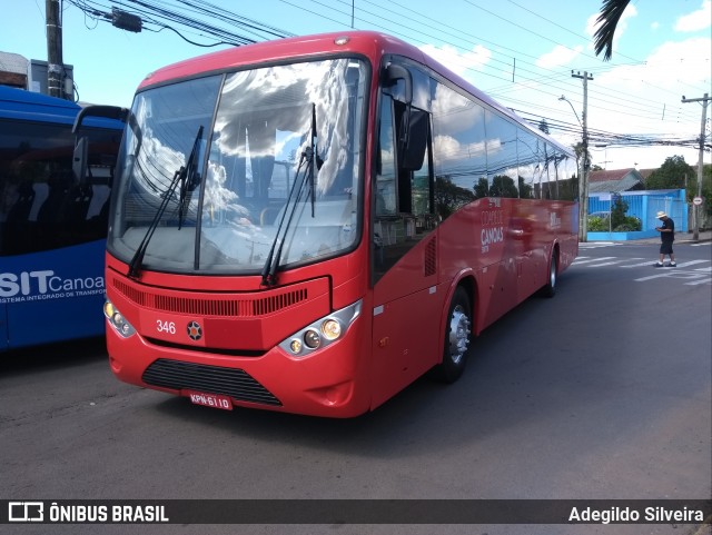 SOGAL - Sociedade de Ônibus Gaúcha Ltda. 346 na cidade de Brasil, por Adegildo Silveira. ID da foto: 6257207.