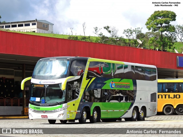 Transirmãos Turismo 17000 na cidade de João Monlevade, Minas Gerais, Brasil, por Antonio Carlos Fernandes. ID da foto: 6256619.