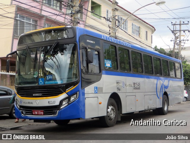 Viação Vila Real B11548 na cidade de Rio de Janeiro, Rio de Janeiro, Brasil, por João Silva. Número da foto: #6257792.