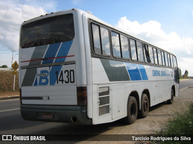 Viação Central Bahia de Transportes 1430 na cidade de Vitória da Conquista, Bahia, Brasil, por Tarcisio Rodrigues da Silva. ID da foto: 6257783.