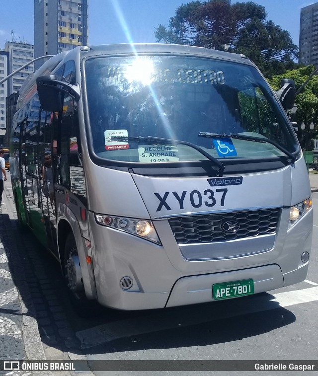 Transporte Coletivo Glória XY037 na cidade de Curitiba, Paraná, Brasil, por Gabrielle Gaspar. ID da foto: 6257780.