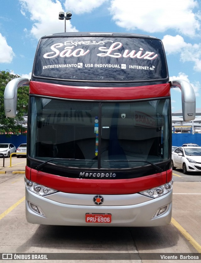 Expresso São Luiz 8060 na cidade de Goiânia, Goiás, Brasil, por Vicente Barbosa. Número da foto: #6257929.