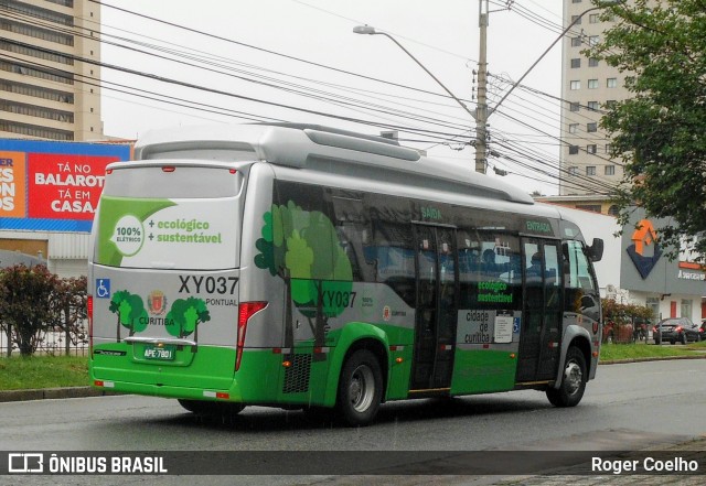 Transporte Coletivo Glória XY037 na cidade de Curitiba, Paraná, Brasil, por Roger Coelho. ID da foto: 6257666.