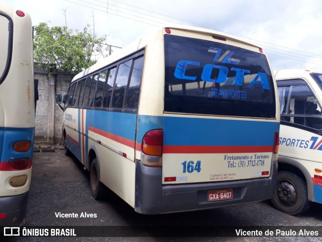 Viação Cota - Cota Transportes 164 na cidade de Matozinhos, Minas Gerais, Brasil, por Vicente de Paulo Alves. ID da foto: 6273709.