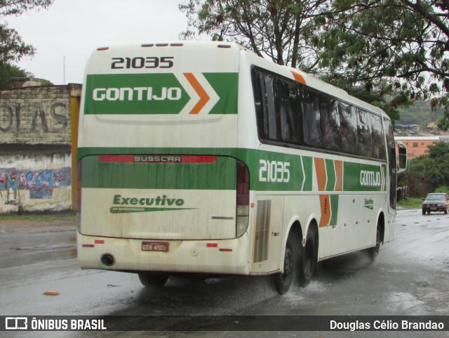 Empresa Gontijo de Transportes 21035 na cidade de Belo Horizonte, Minas Gerais, Brasil, por Douglas Célio Brandao. ID da foto: 6273521.