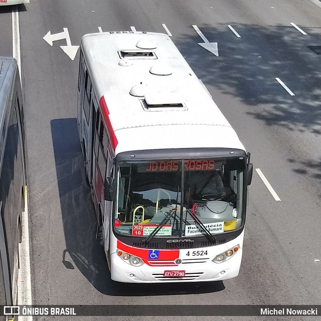 Allibus Transportes 4 5524 na cidade de São Paulo, São Paulo, Brasil, por Michel Nowacki. Número da foto: #6274479.