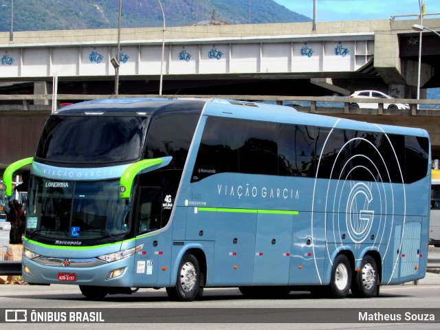 Viação Garcia 8401 na cidade de Rio de Janeiro, Rio de Janeiro, Brasil, por Matheus Souza. Número da foto: #6273190.