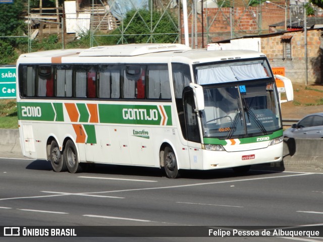 Empresa Gontijo de Transportes 20110 na cidade de Salvador, Bahia, Brasil, por Felipe Pessoa de Albuquerque. ID da foto: 6274391.