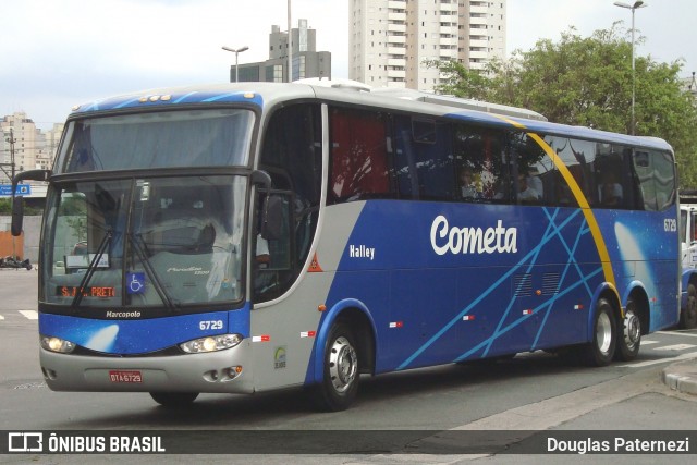 Viação Cometa 6729 na cidade de São Paulo, São Paulo, Brasil, por Douglas Paternezi. Número da foto: #6275231.