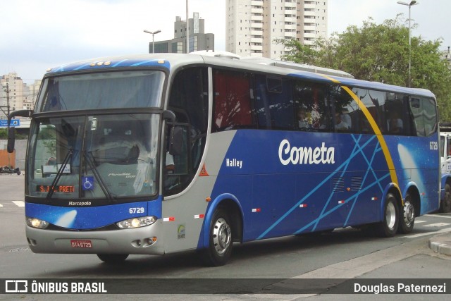 Viação Cometa 6729 na cidade de São Paulo, São Paulo, Brasil, por Douglas Paternezi. ID da foto: 6275231.