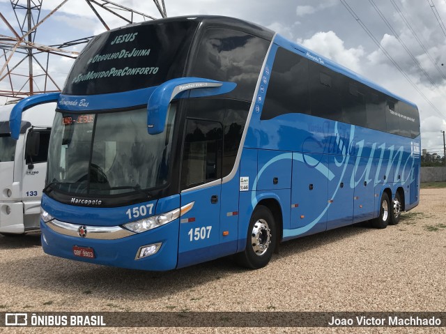 Viação Juína 1507 na cidade de Cuiabá, Mato Grosso, Brasil, por Joao Victor Machhado. Número da foto: #6273833.