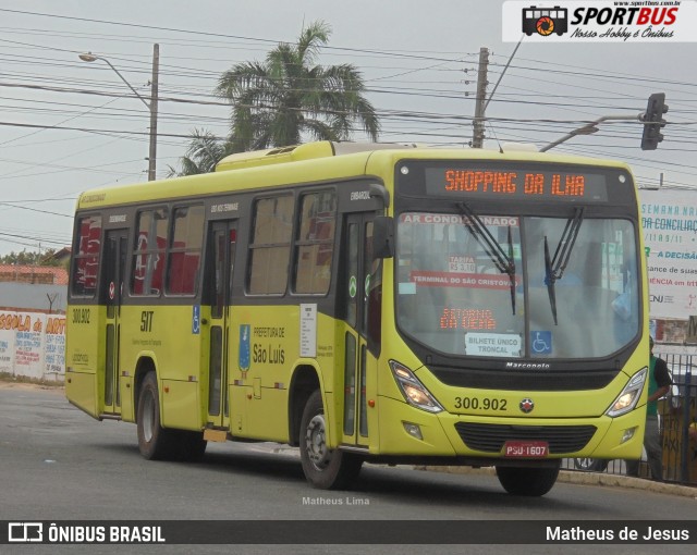 Viação Abreu 300.902 na cidade de São Luís, Maranhão, Brasil, por Matheus de Jesus. ID da foto: 6273171.