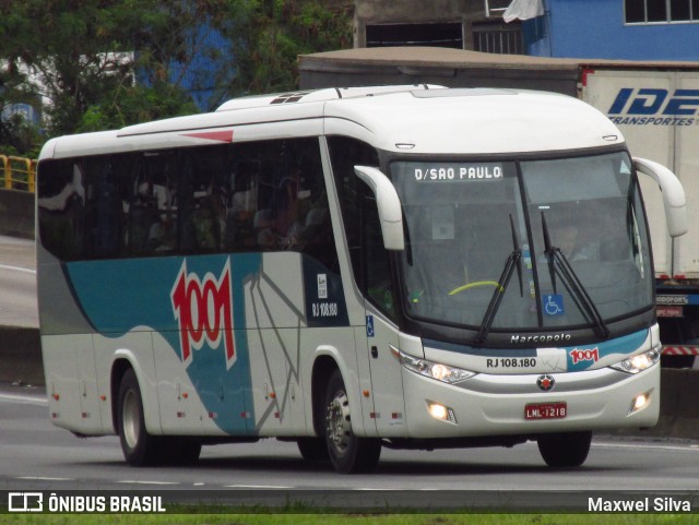 Auto Viação 1001 RJ 108.180 na cidade de Barra Mansa, Rio de Janeiro, Brasil, por Maxwel Silva. Número da foto: #6278065.