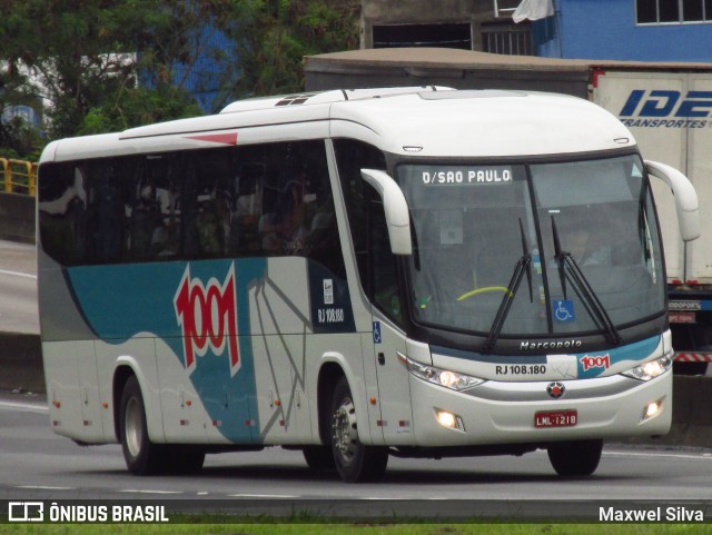 Auto Viação 1001 RJ 108.180 na cidade de Barra Mansa, Rio de Janeiro, Brasil, por Maxwel Silva. ID da foto: 6278065.