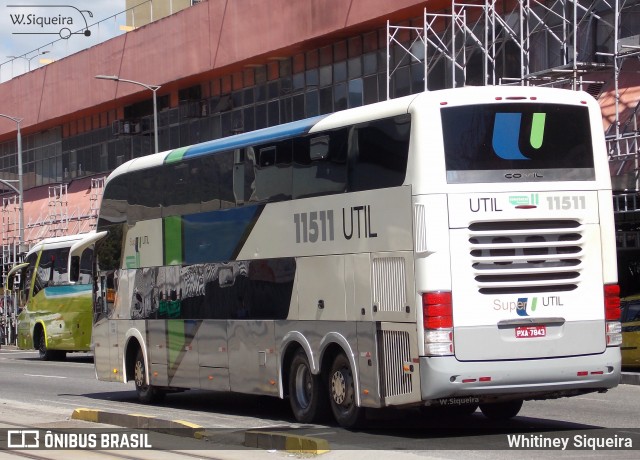 UTIL - União Transporte Interestadual de Luxo 11511 na cidade de Rio de Janeiro, Rio de Janeiro, Brasil, por Whitiney Siqueira. Número da foto: #6277142.