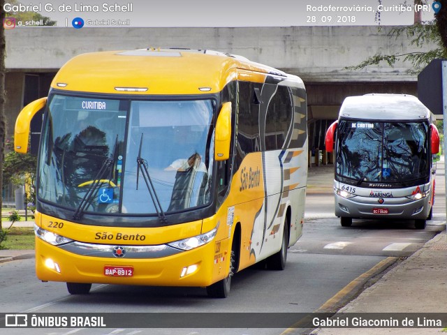 Expresso São Bento 220 na cidade de Curitiba, Paraná, Brasil, por Gabriel Giacomin de Lima. Número da foto: #6278159.
