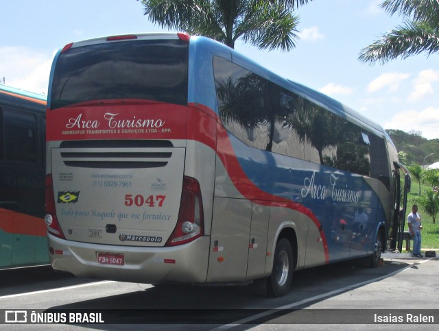 Arca Turismo 5047 na cidade de Aparecida, São Paulo, Brasil, por Isaias Ralen. Número da foto: #6280063.