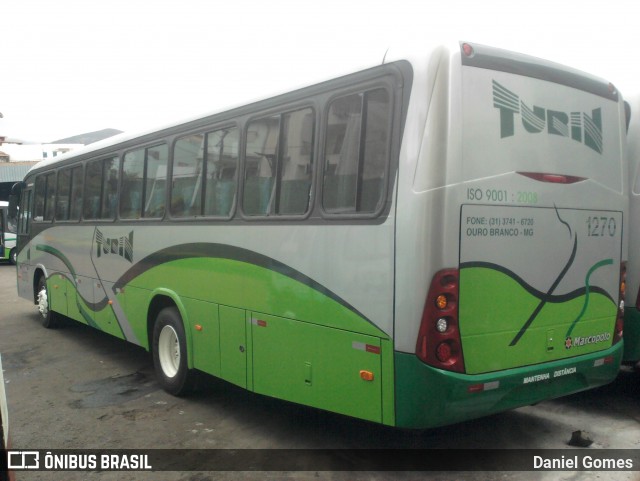 Turin Transportes 1270 na cidade de Ouro Preto, Minas Gerais, Brasil, por Daniel Gomes. Número da foto: #6279522.