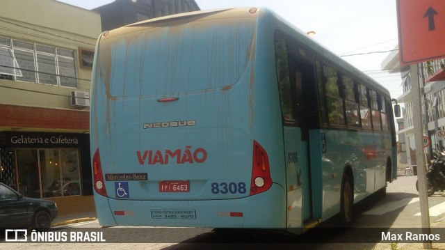 Empresa de Transporte Coletivo Viamão 8308 na cidade de Viamão, Rio Grande do Sul, Brasil, por Max Ramos. ID da foto: 6282202.