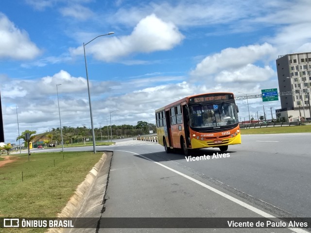 Expresso Unir 14152 na cidade de Confins, Minas Gerais, Brasil, por Vicente de Paulo Alves. ID da foto: 6279620.