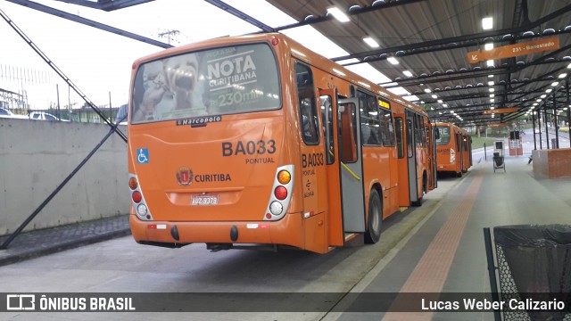 Transporte Coletivo Glória BA033 na cidade de Curitiba, Paraná, Brasil, por Lucas Weber Calizario. Número da foto: #6279614.
