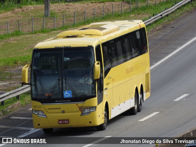 Viação Itapemirim 48123 na cidade de Lavrinhas, São Paulo, Brasil, por Jhonatan Diego da Silva Trevisan. Número da foto: #6281327.