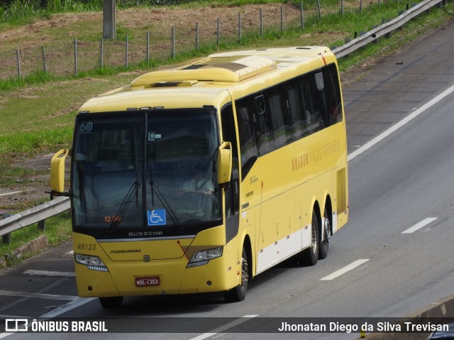 Viação Itapemirim 48123 na cidade de Lavrinhas, São Paulo, Brasil, por Jhonatan Diego da Silva Trevisan. ID da foto: 6281327.