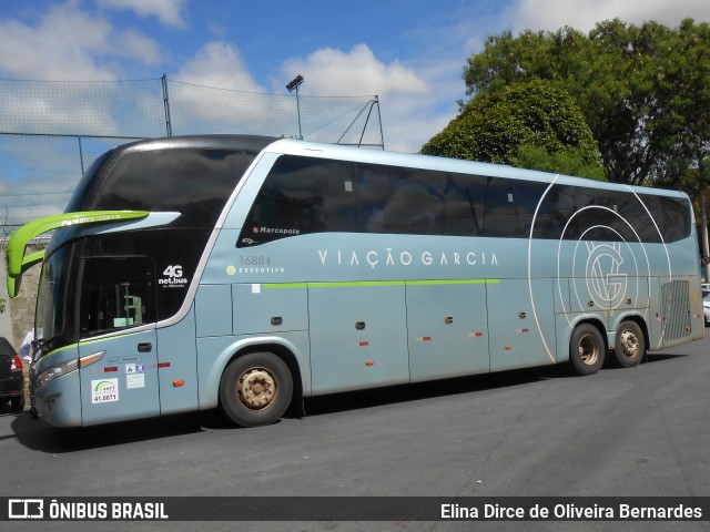 Viação Garcia 16884 na cidade de Belo Horizonte, Minas Gerais, Brasil, por Elina Dirce de Oliveira Bernardes. Número da foto: #6281112.