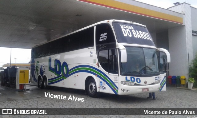 LDO Viagens e Turismo 2220 na cidade de Indaial, Santa Catarina, Brasil, por Vicente de Paulo Alves. ID da foto: 6281686.